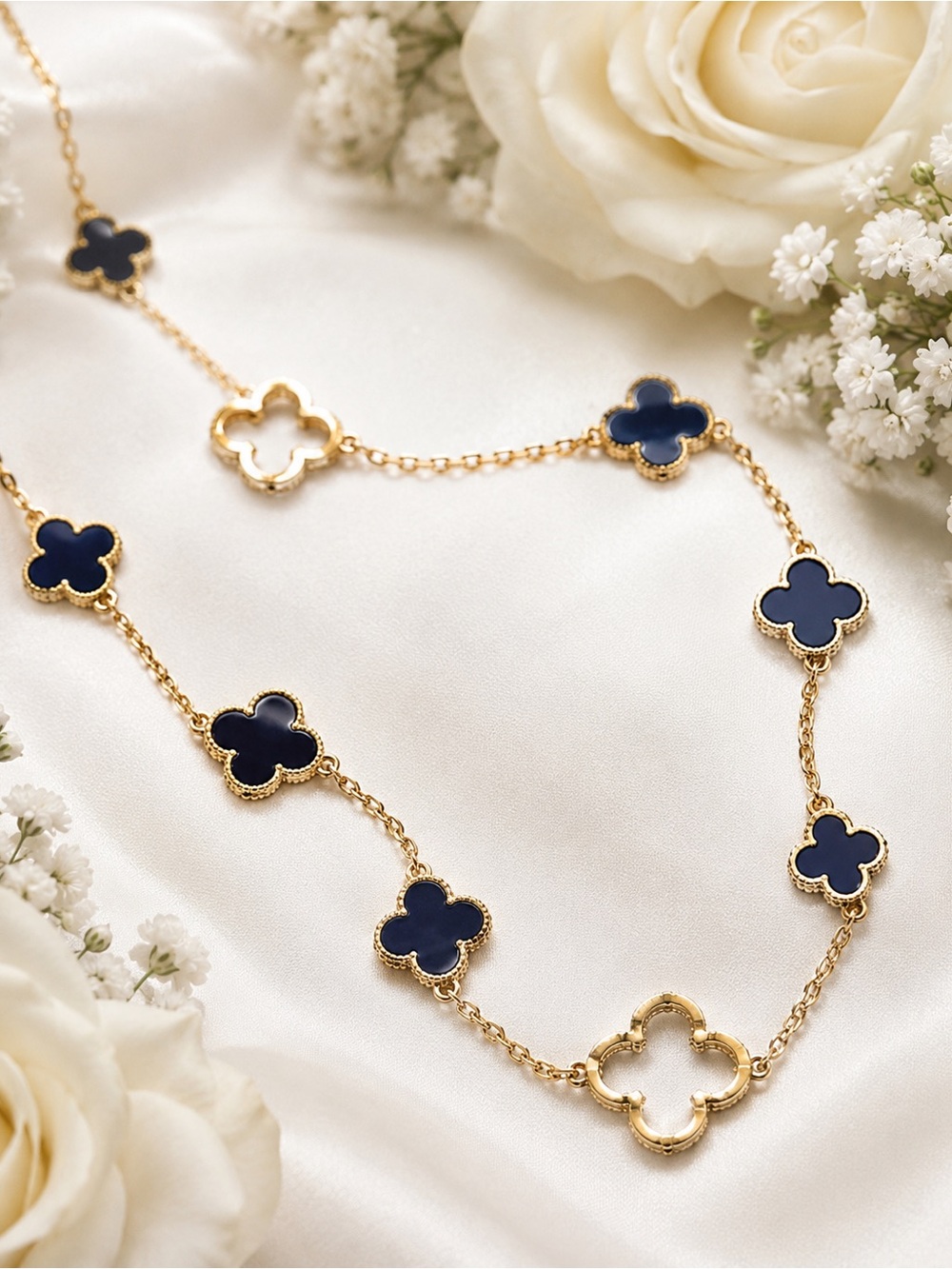 18 K gold plated over stainless steel necklace